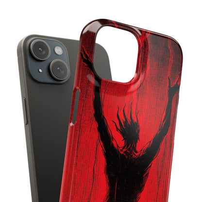 Crimson Despair iPhone 15 - Slim Phone Case