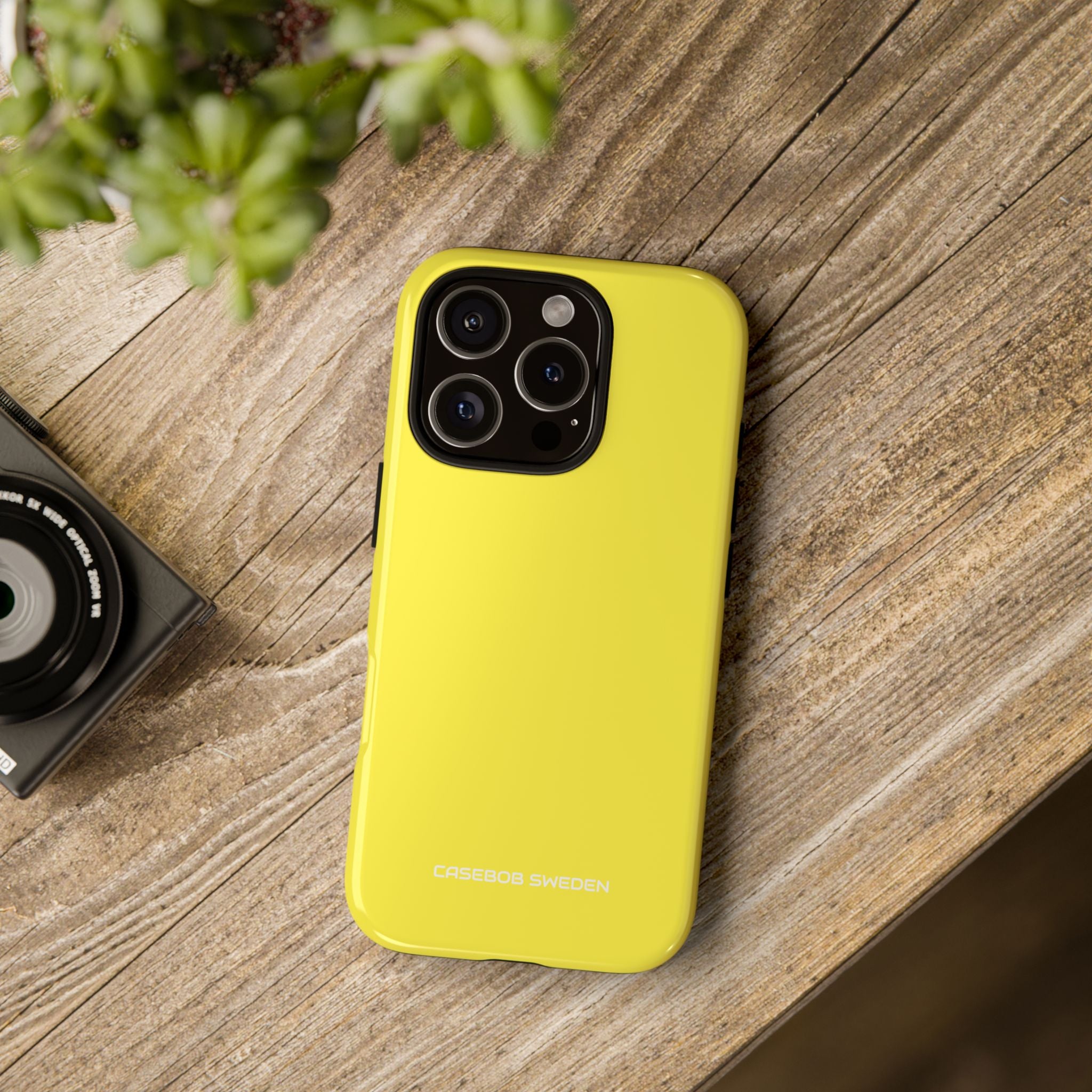 Lemon Yellow - Tough iPhone 16 Phone Case