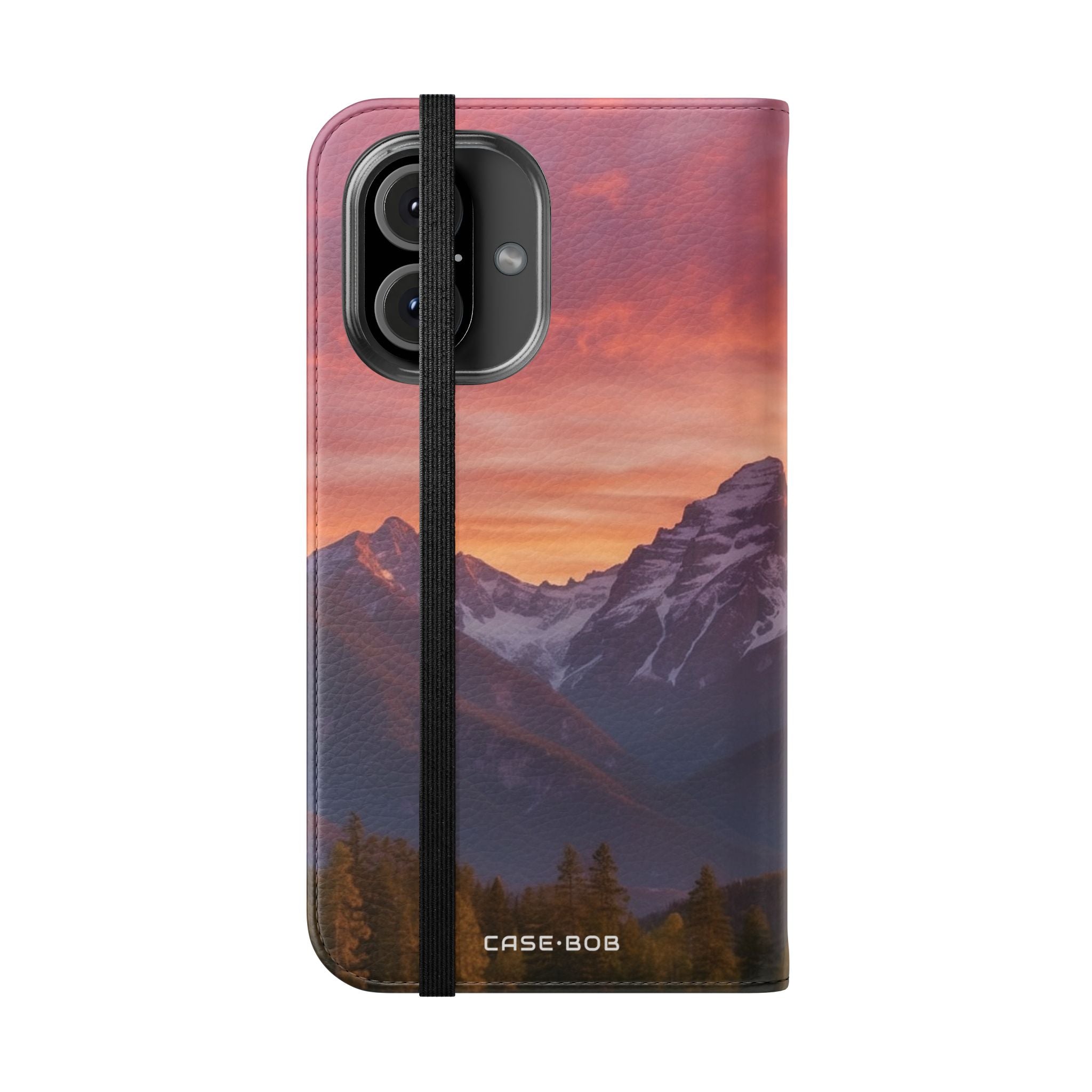 Mountain Bloom Twilight - iPhone 16 Case - Lompakko