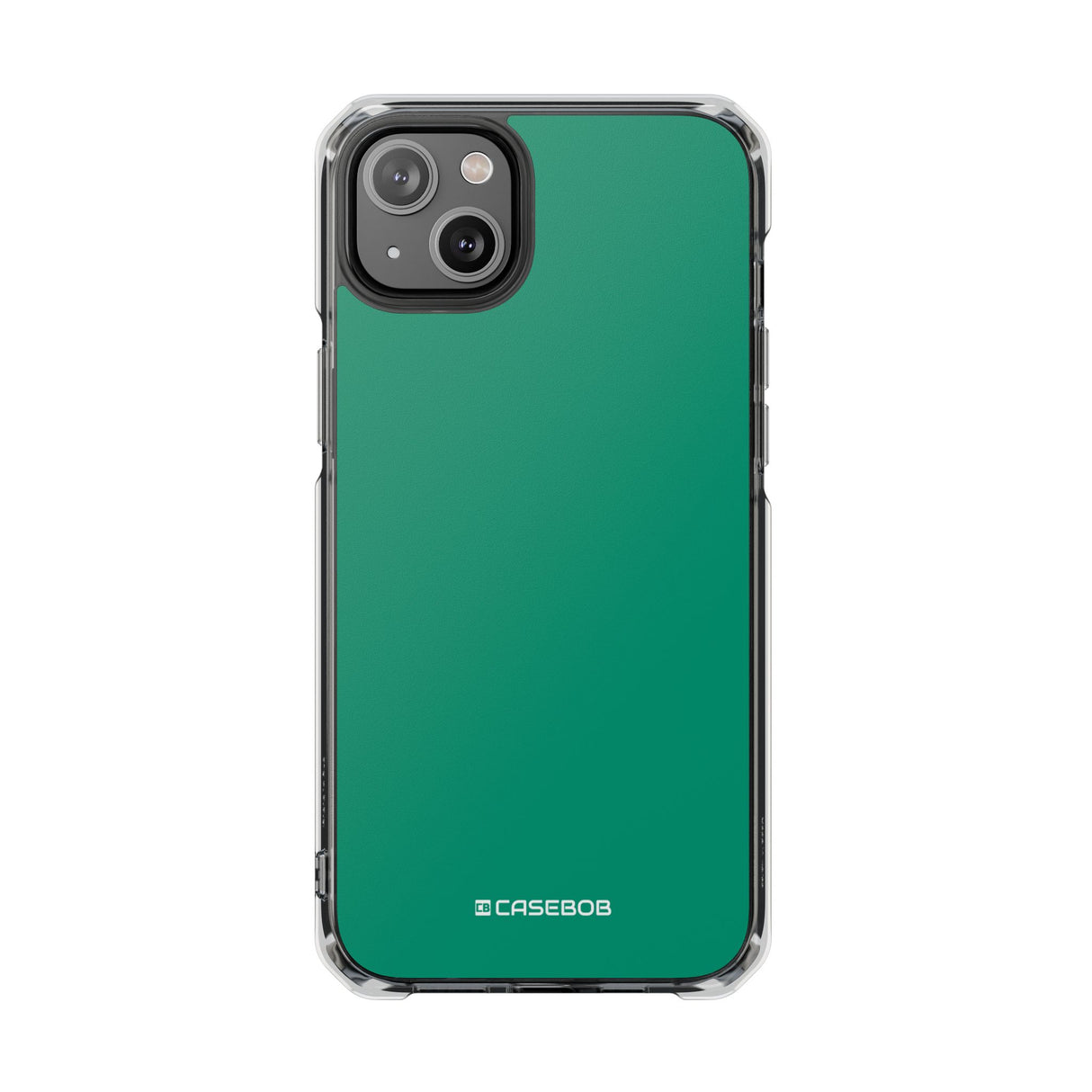 Emerald Green Shade | Phone Case for iPhone (Clear Impact Case - Magnetic)