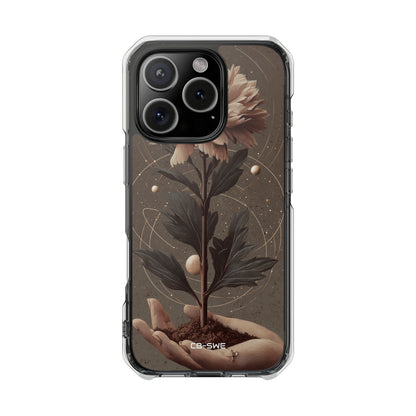 Celestial Flower Embrace iPhone Case - Impact