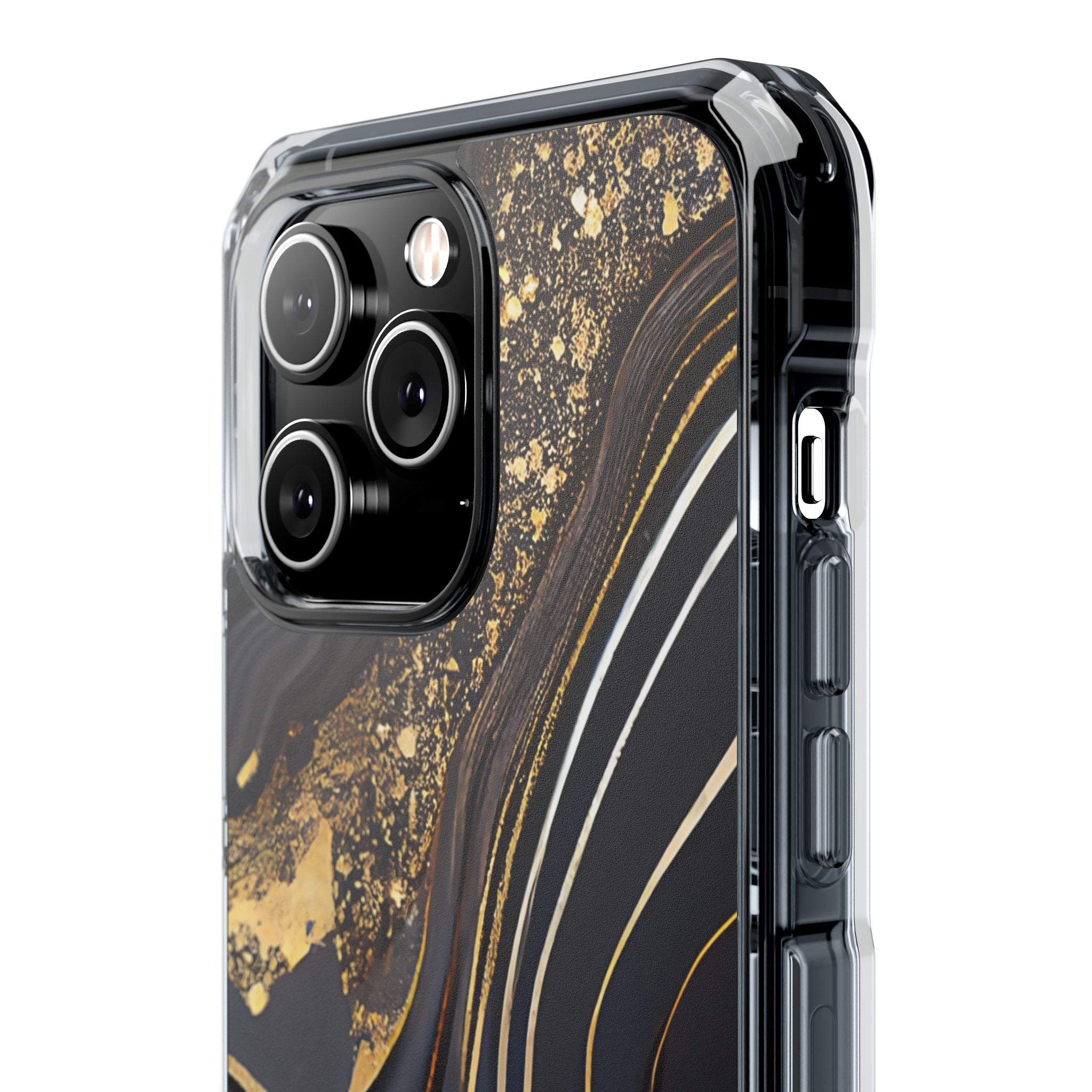 Elegant Gold Streams iPhone Case - Impact