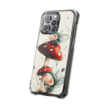 Mushrooms Entertain Fairies iPhone Case - Impact