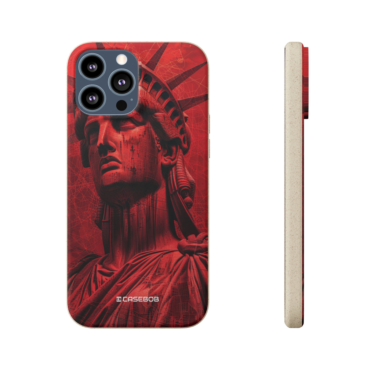 Red Liberty Revolution | Biodegradable Phone Case