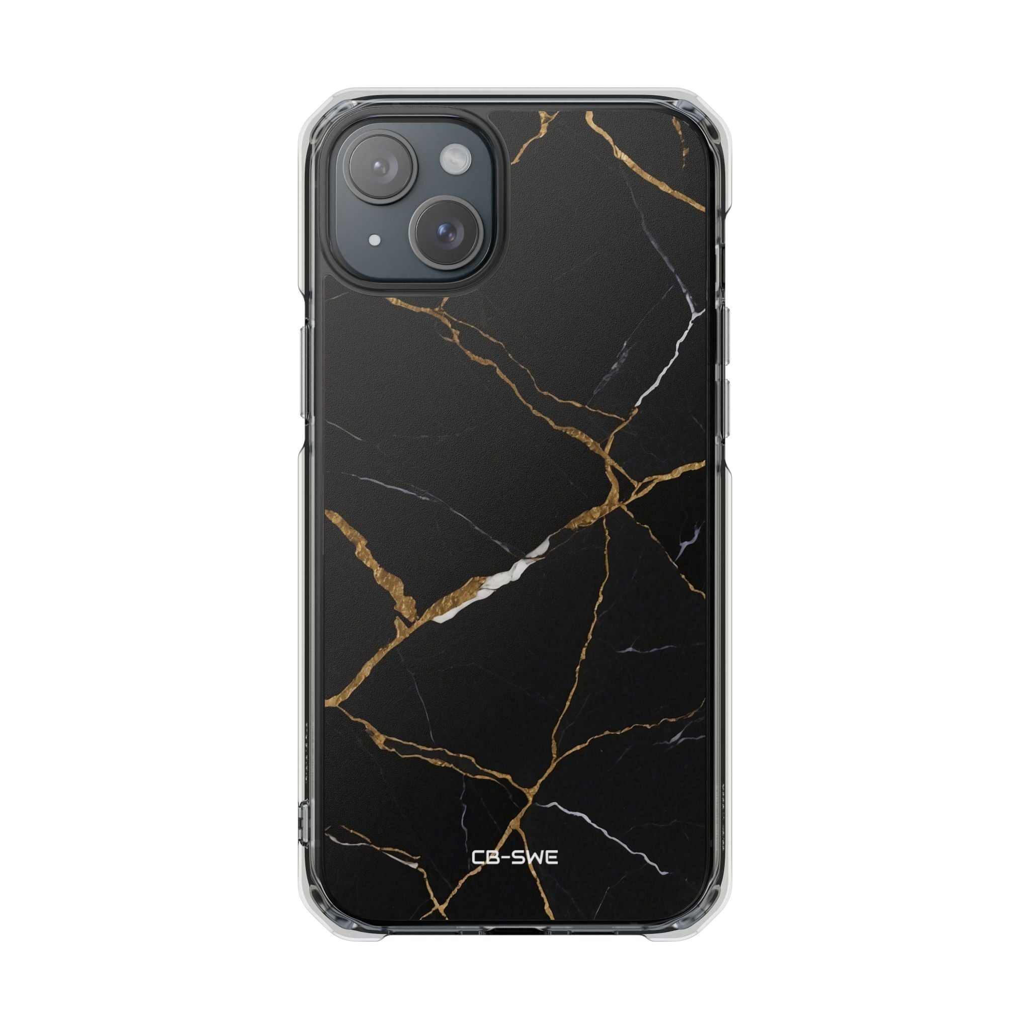 Golden Veins Emerge iPhone Case - Impact