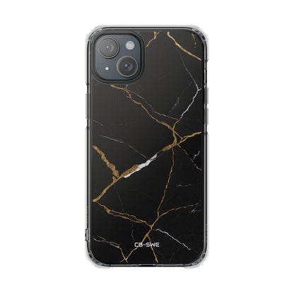 Golden Veins Emerge iPhone Case - Impact