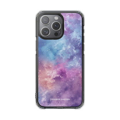 Cosmic Nebula Swirls - Clear Impact iPhone 15 Phone Case