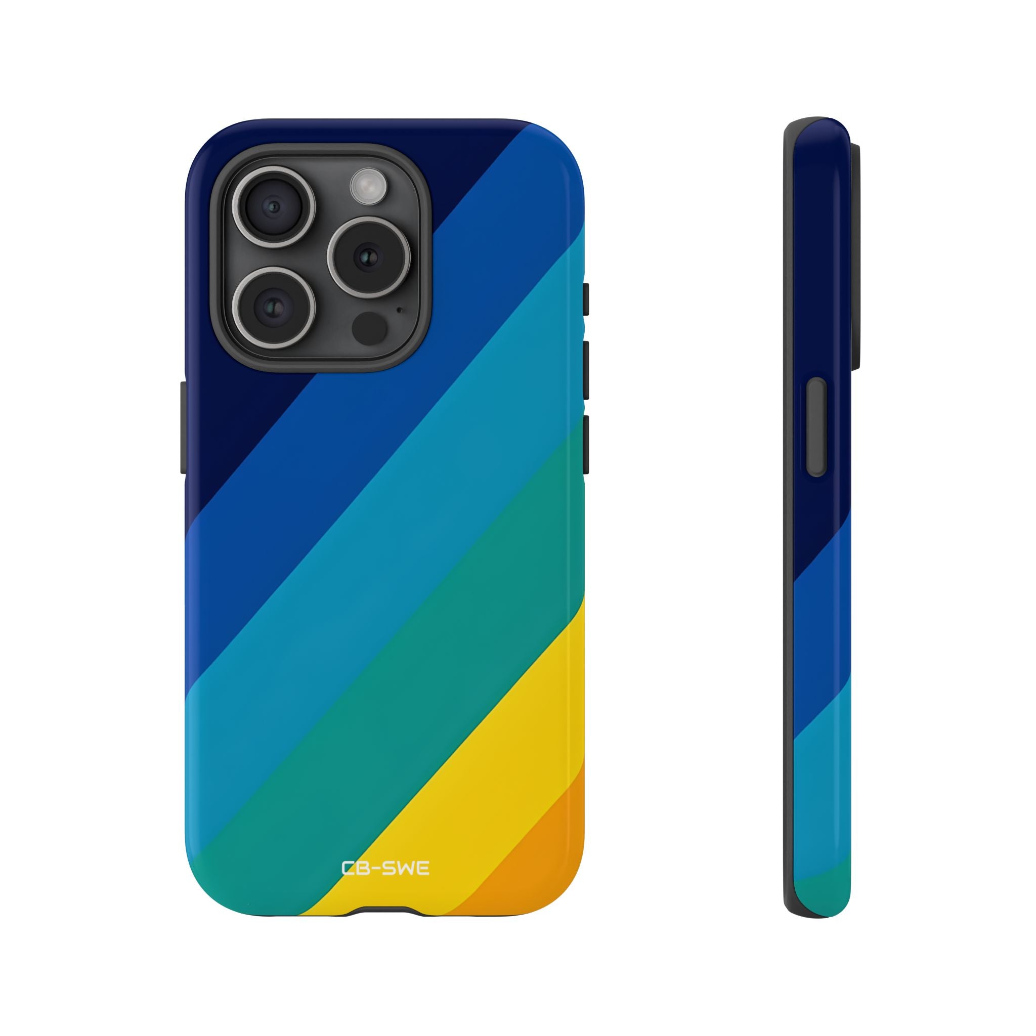 Diagonal Color Spectrum - iPhone Case