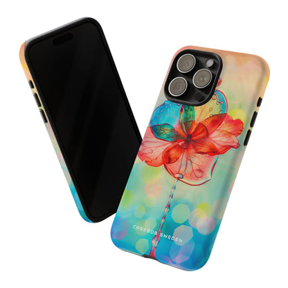 Ethereal Glass Flower iPhone 15 - Tough Phone Case