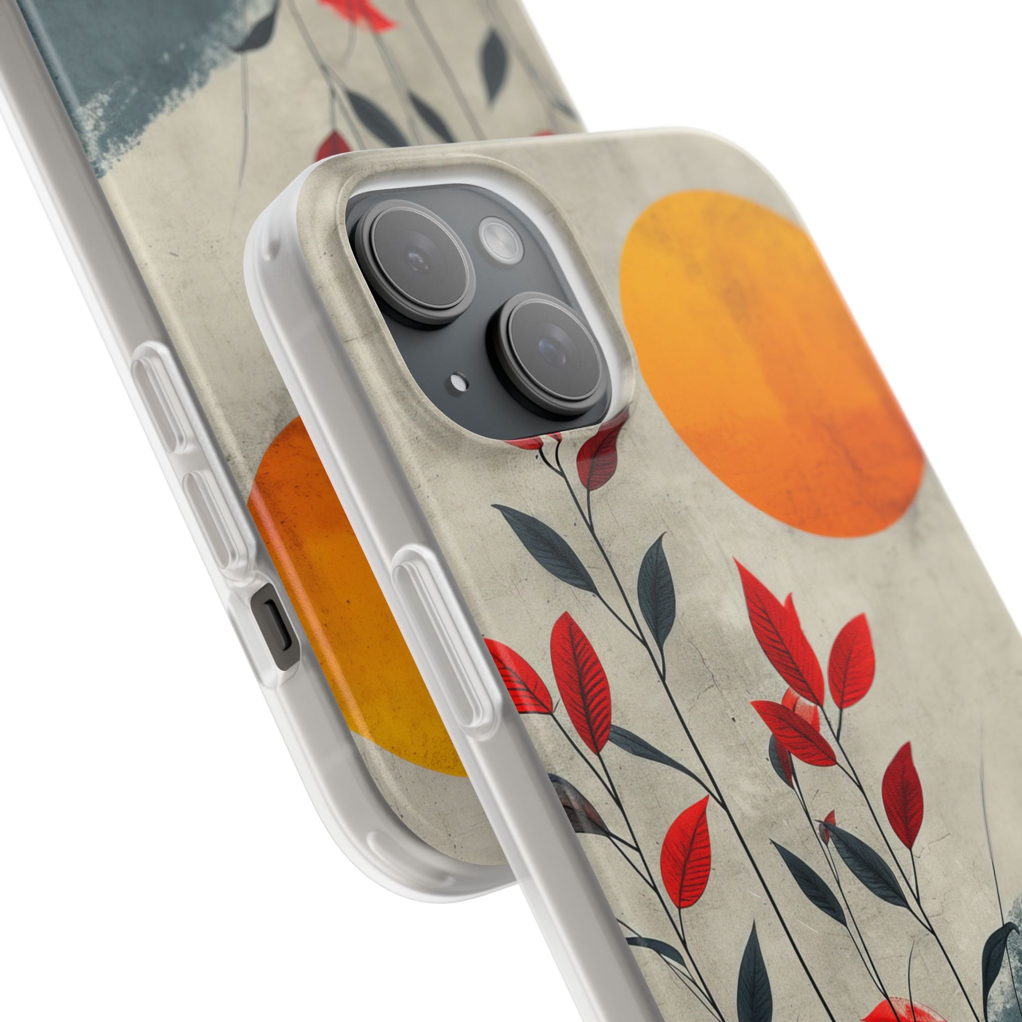 Gray Sunscape - Flexi iPhone 15 Phone Case