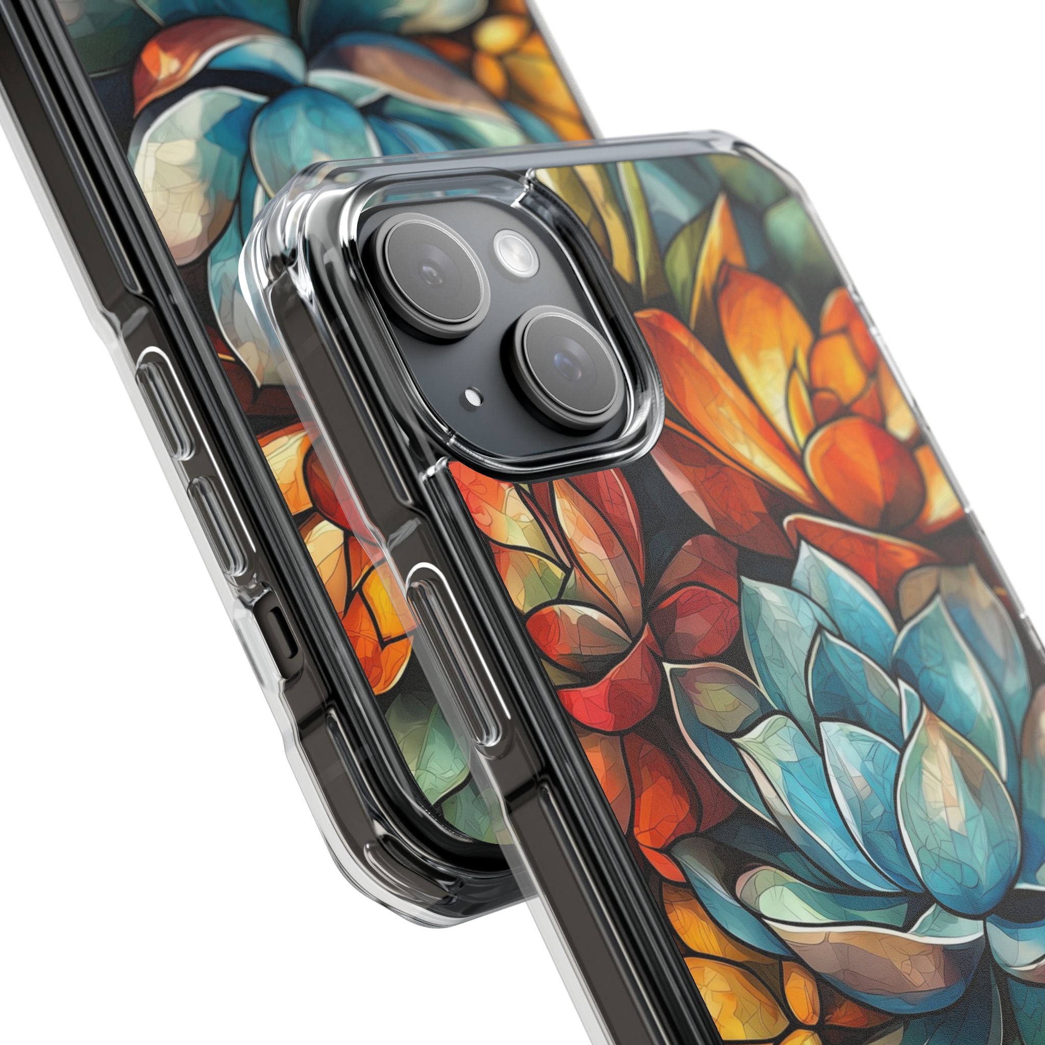 Vibrant Succulent Garden iPhone Case - Impact