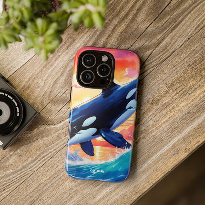 Orca Leaps Joyfully - iPhone Case