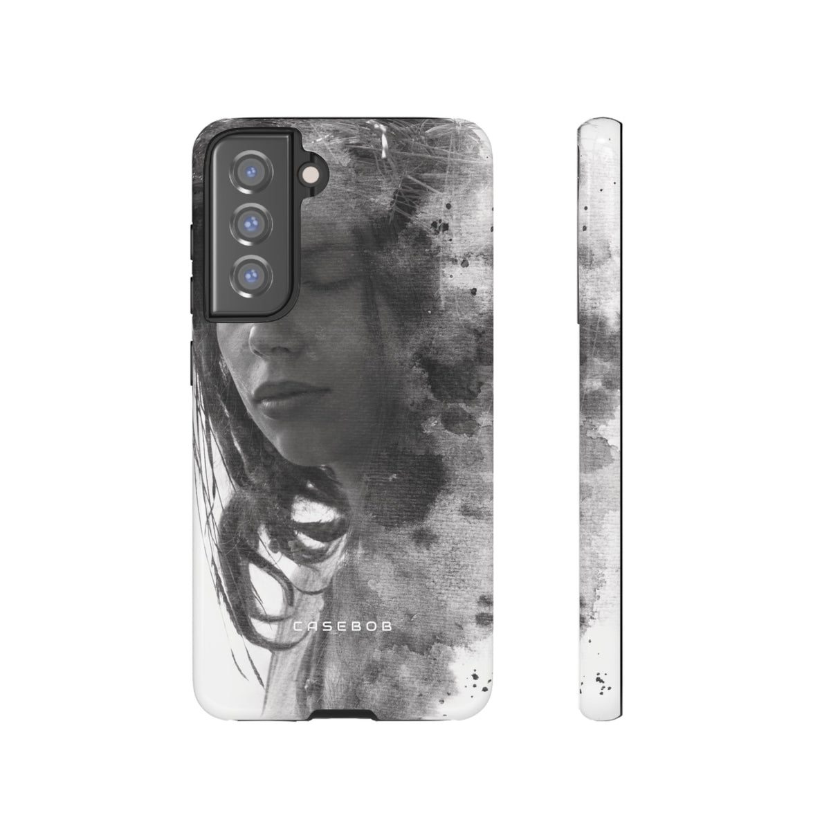 Portrait Lady Phone Case - Protective Phone Case