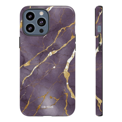 Golden Veins Flowing - iPhone Case