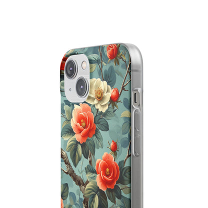 Vintage Floral Romance iPhone 14 - Flexi Phone Case