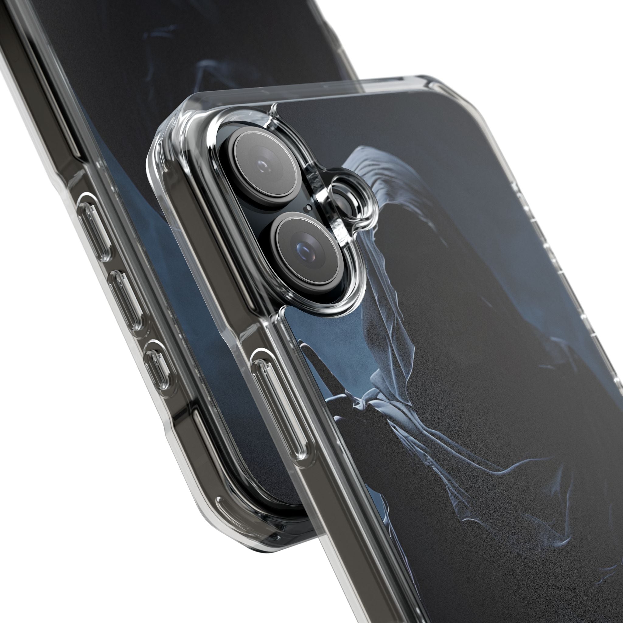 Spectral Guardian Warning iPhone Case - Impact