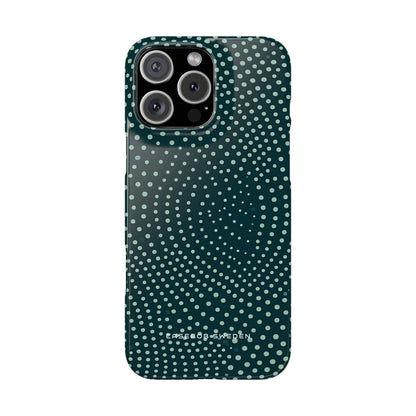 Teal Rippleflow iPhone 16 - Slim Phone Case