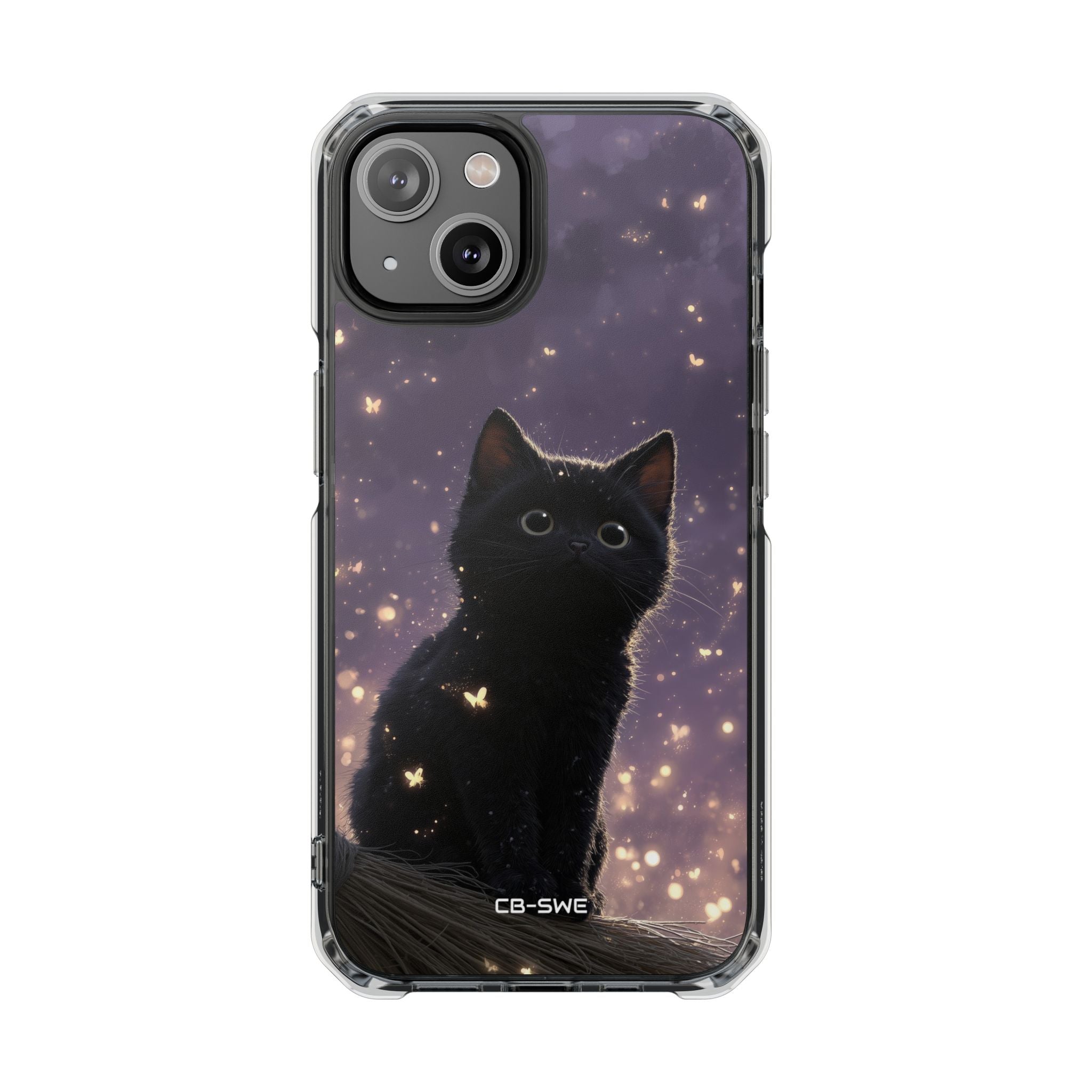 Whimsical Cat Soars iPhone Case - Impact