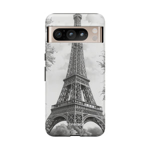 Parisian Monochrome Majesty | Protective Phone Case for Google Pixel