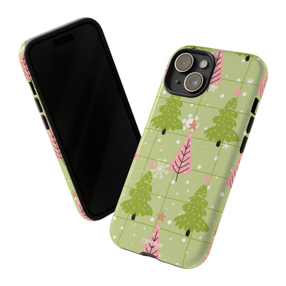 Whimsical Trees Dance - iPhone Case