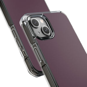 Aubergine | Handyhülle für iPhone (Clear Impact Case - Magnetisch) 