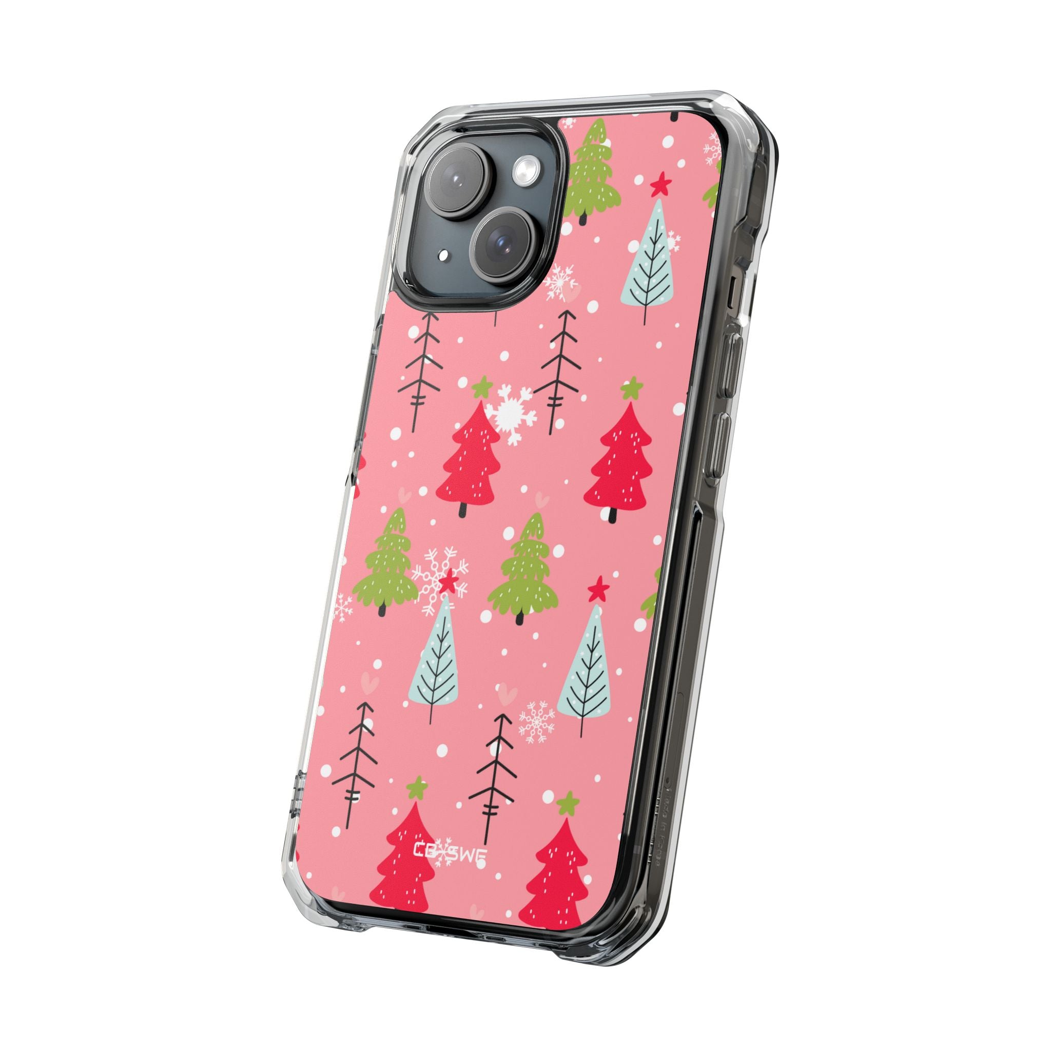 Festive Trees Dance iPhone Case - Impact