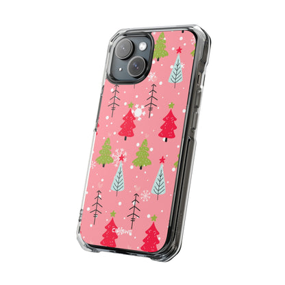 Festive Trees Dance iPhone Case - Impact