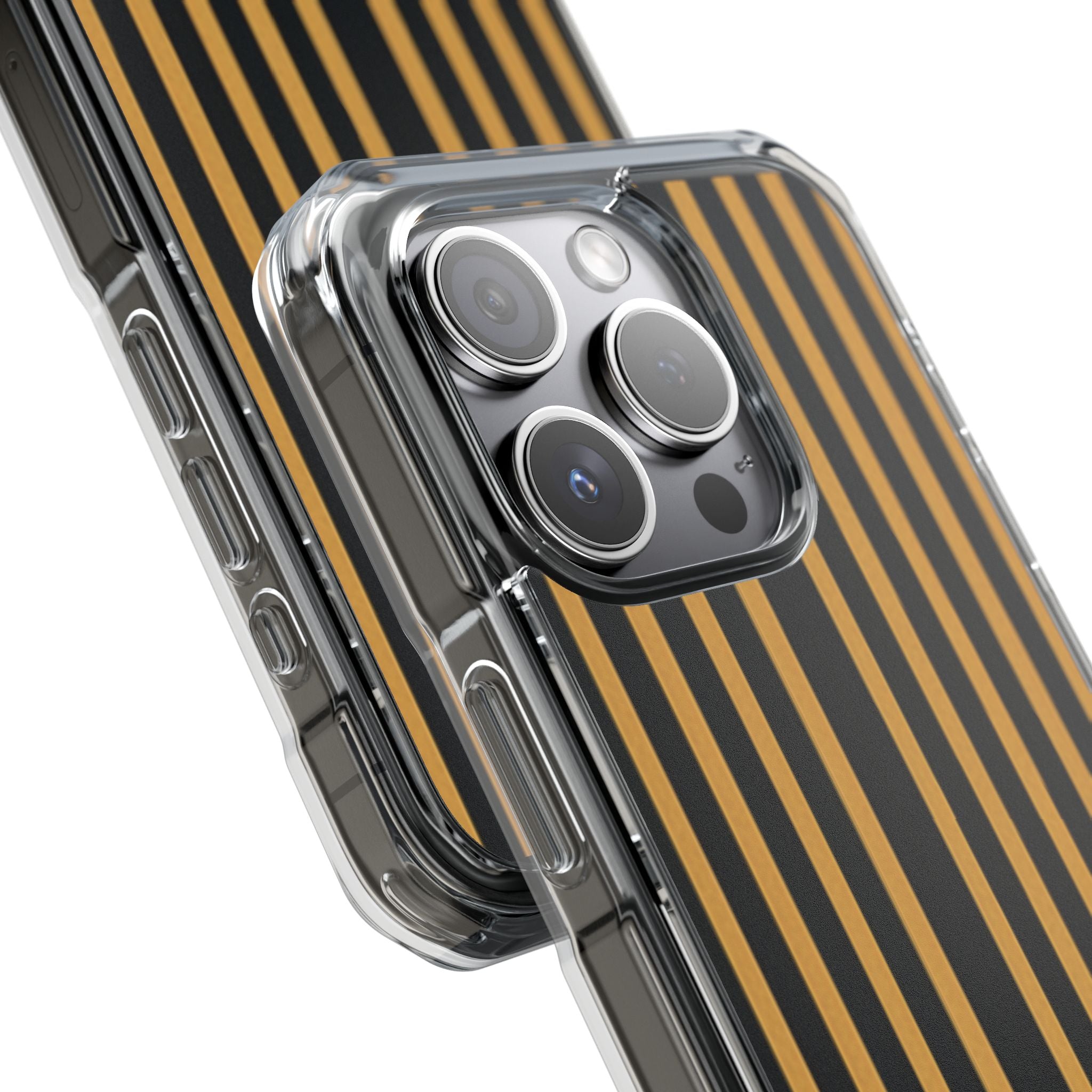 Golden Stripes iPhone 15 Pro Case - Impact