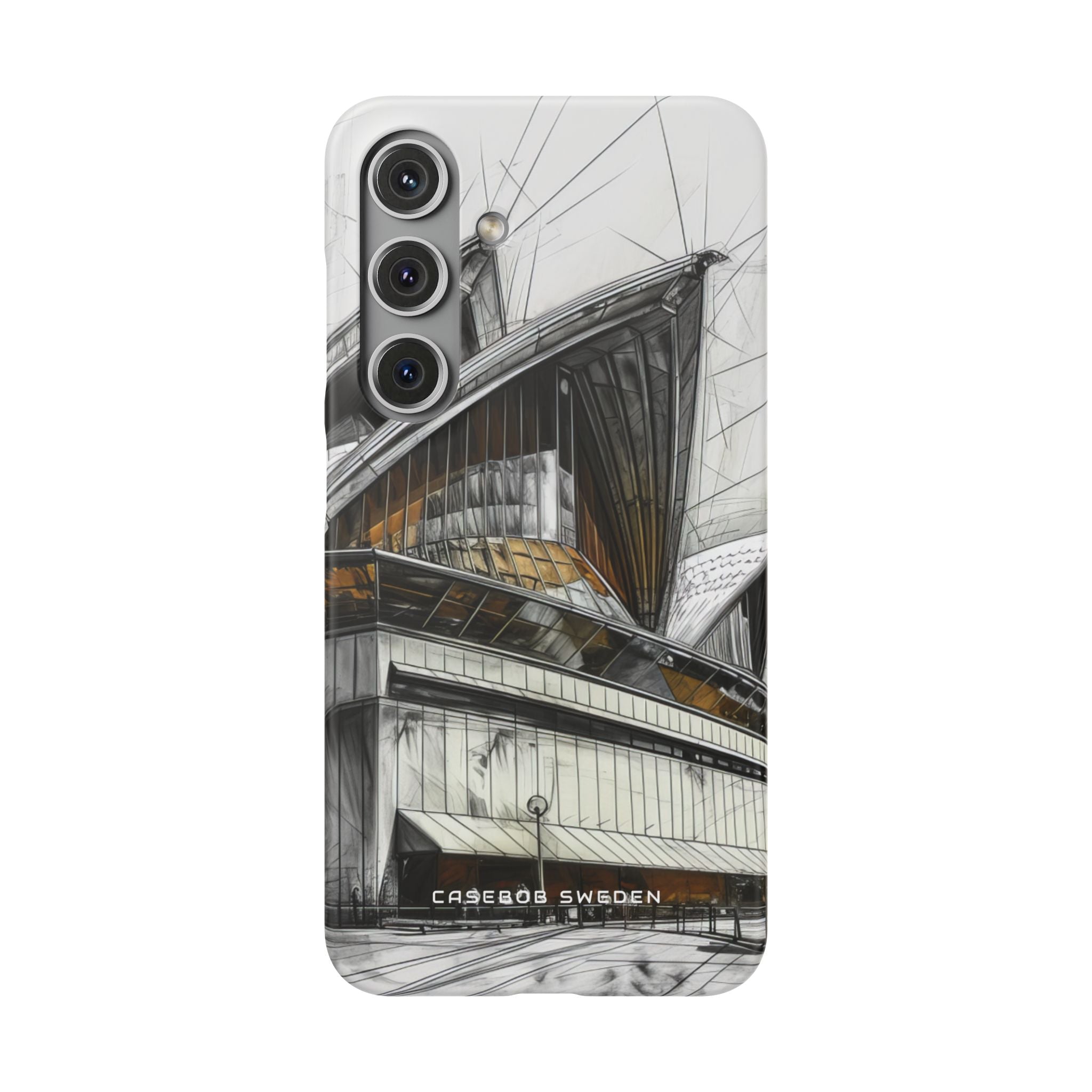 Architectural Curves in Line Formation Samsung S24 - Slim Phone Case