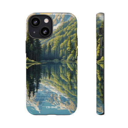 Mountain Peaks Reflect - iPhone Case