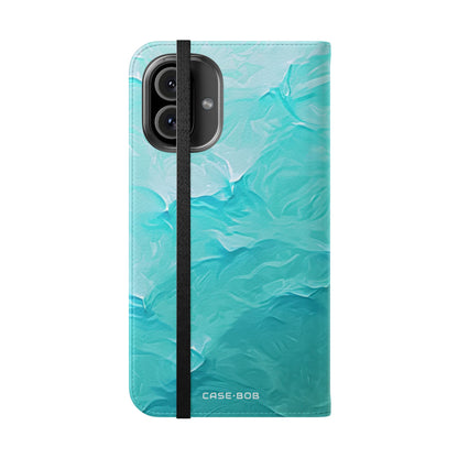 Teal Mists - iPhone 16 Plus Case - Wallet