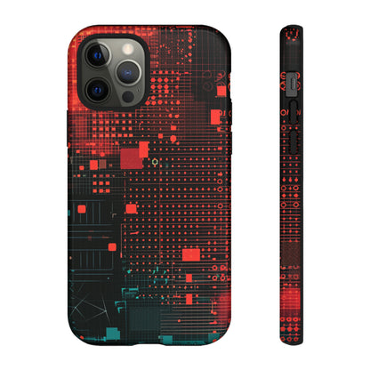 Secure Spectrum: Digital Gradient - Protective Phone Case