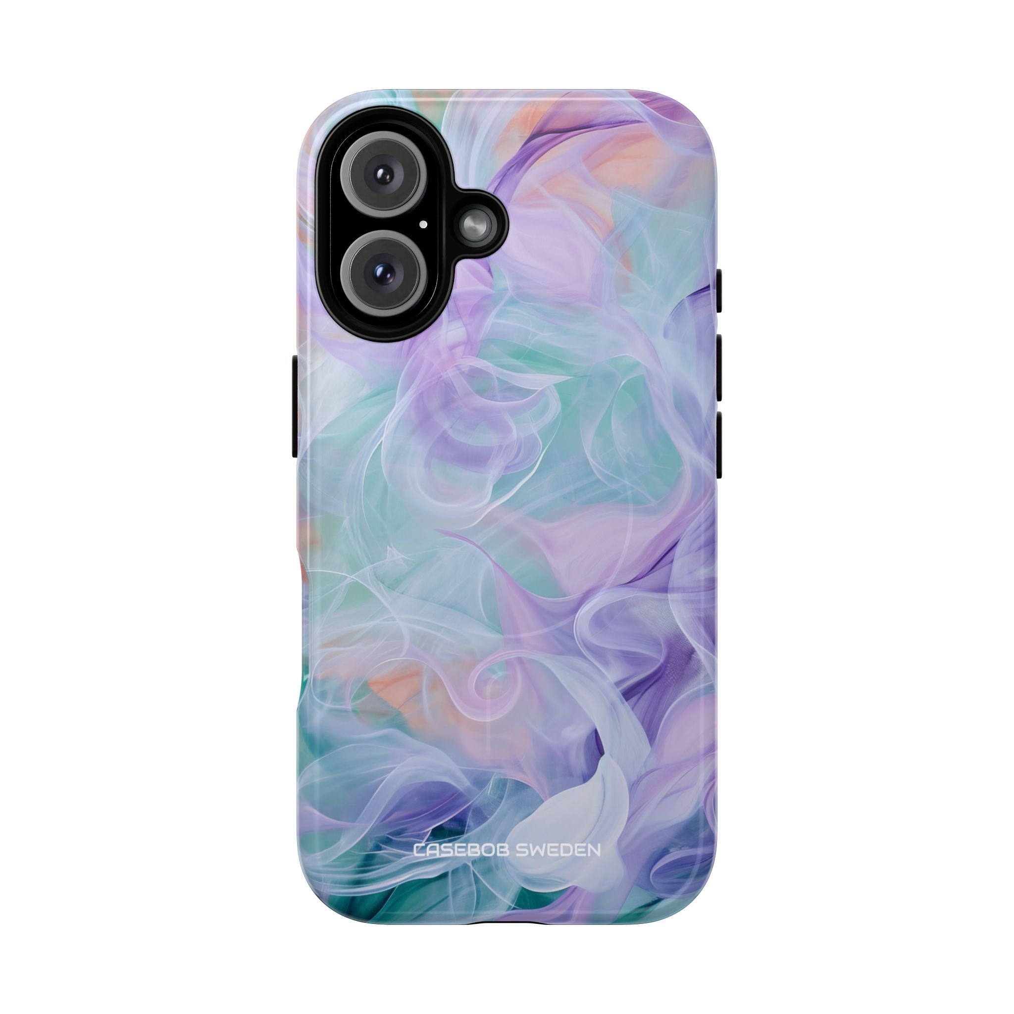 Purple Peach Whirl - Tough + MagSafe® iPhone 16 Phone Case