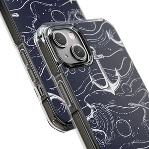 Nautical Whimsy – Handyhülle für iPhone (Clear Impact – Magnetisch)