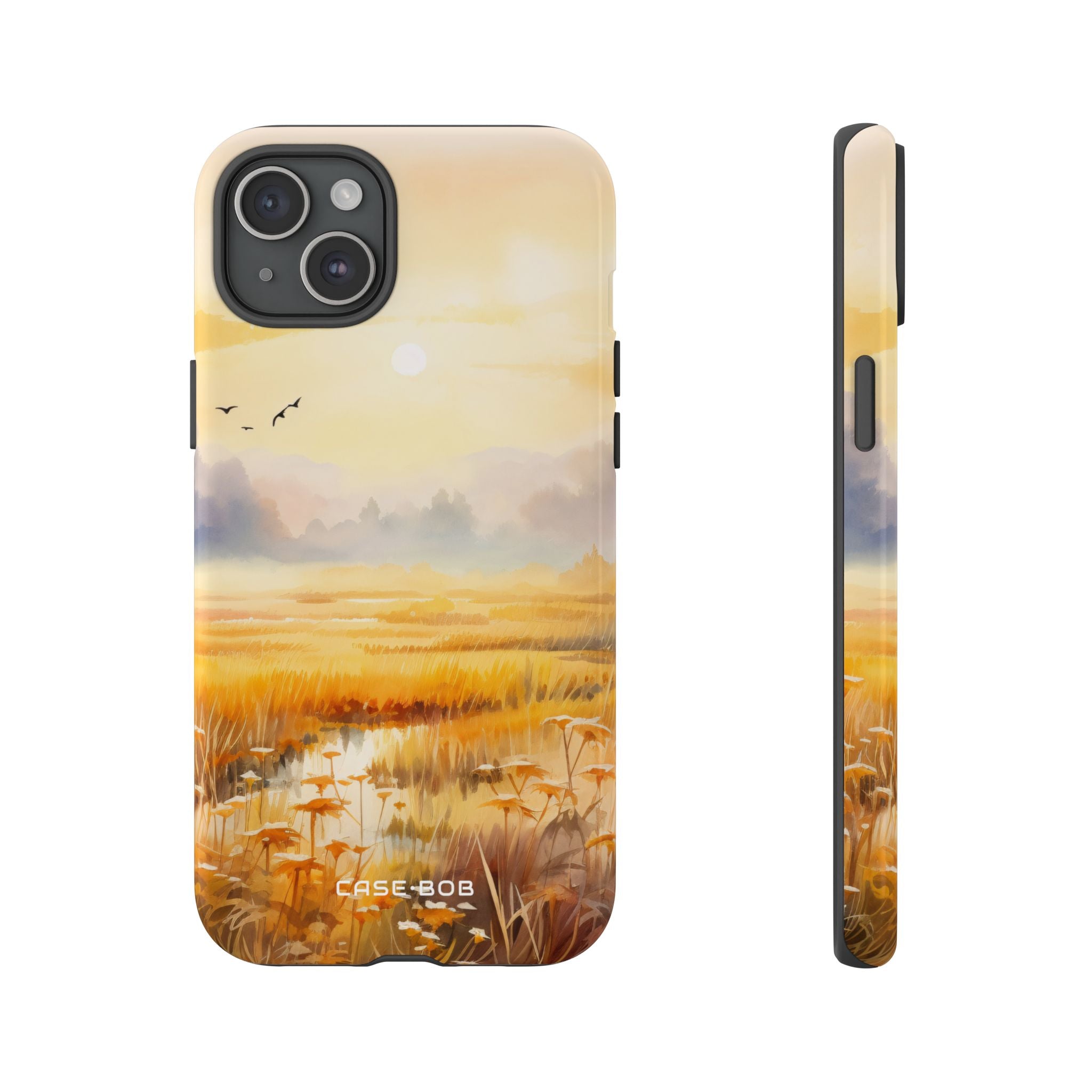 Glowing Sunrise iPhone 15 Plus Case - Tough
