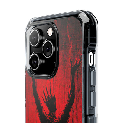 Crimson Despair iPhone 14 - Clear Impact Phone Case