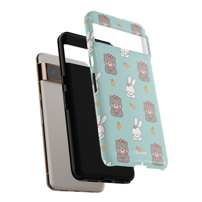 Bunnies Gather Carrots - Google Pixel Case