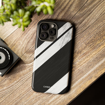 Distressed Stripe Motion iPhone 15 Pro Max Case - Tough