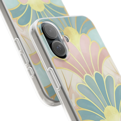 Pastel Deco Elegance - Flexi iPhone 16 Phone Case