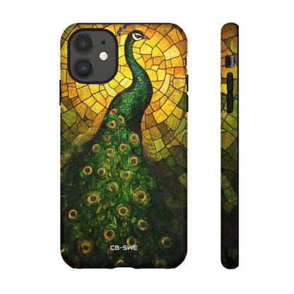 Peacock Spreads Light - iPhone Case