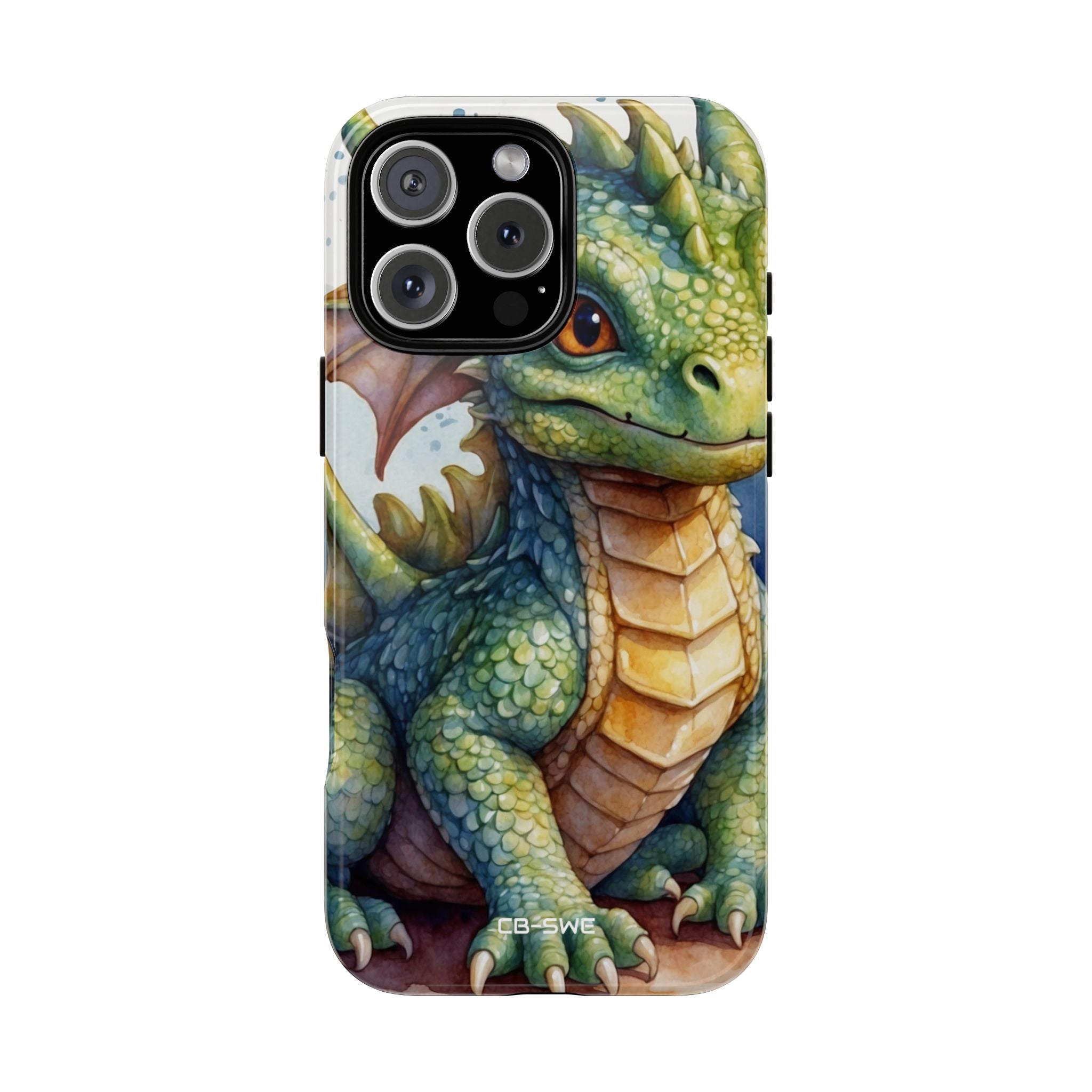 Green Dragon Smiles - iPhone Case