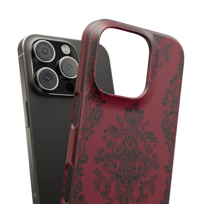 Gothic Crimson Elegance iPhone 16 - Slim Phone Case