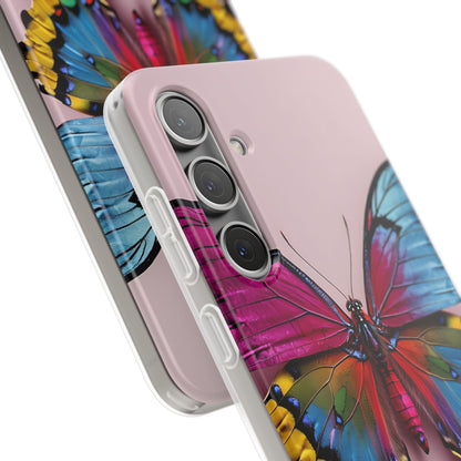 Vivid Butterfly Samsung S24 Plus Case - Soft