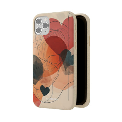 Abstract Heart Harmony | Biodegradable Phone Case