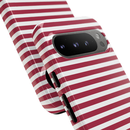 Red Stripes Wrap - Google Pixel Case
