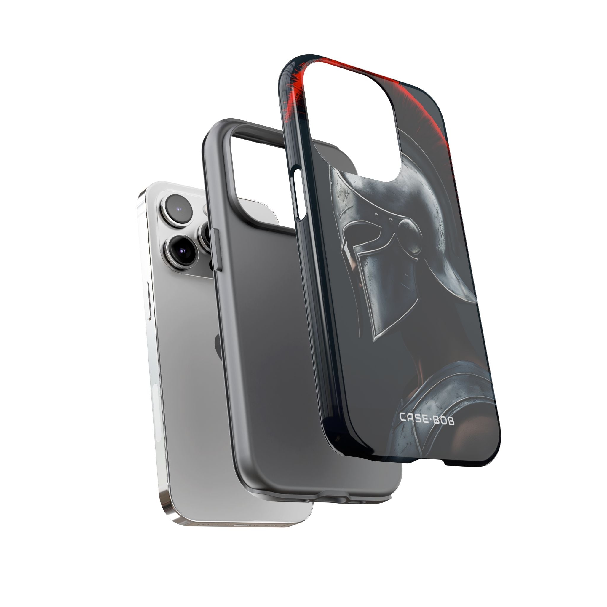 Silver Centurion iPhone 14 Pro Case - Tough