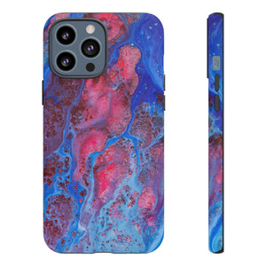 Red Mountain Ink Art iPhone Case (Protective) iPhone 13 Pro Max Matte Phone Case