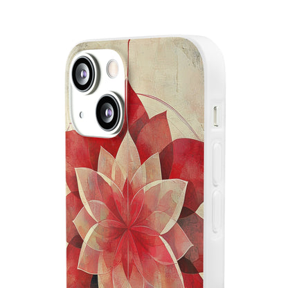 Crimson Bloom iPhone 13 mini Case - Soft