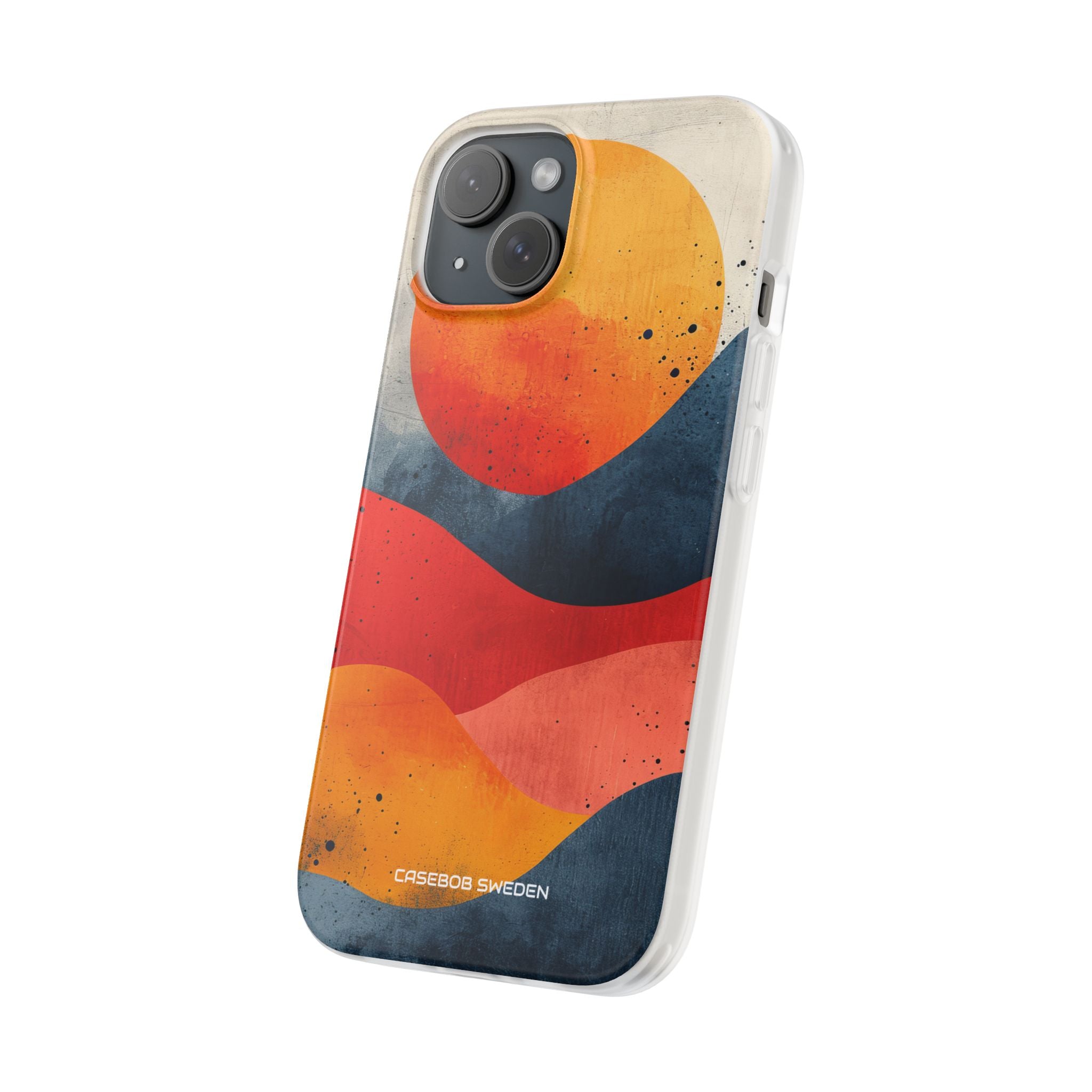 Sunburst Waves - Flexi iPhone 15 Phone Case