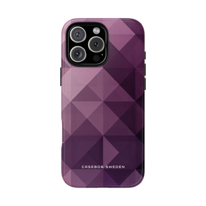 Gradient Purple Mosaic iPhone 16 - Tough Phone Case